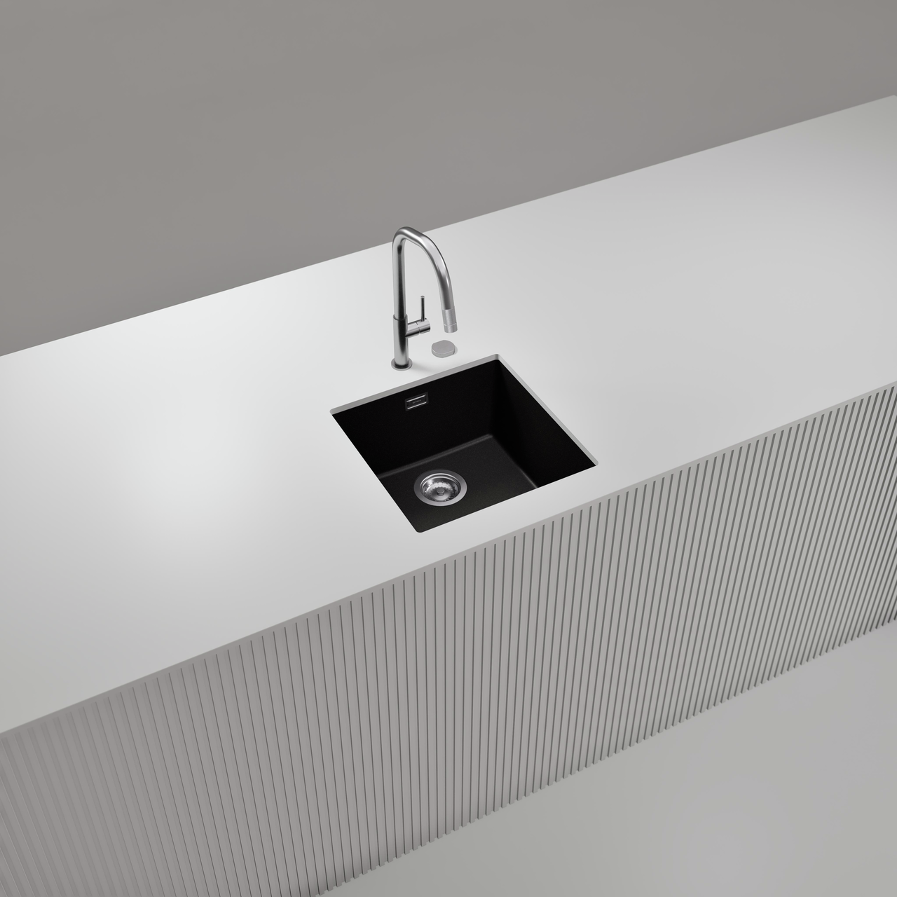 Dřez FORMHAUS D-100LS NERO